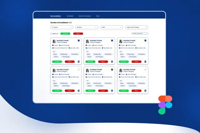 HR Platform Interface Design